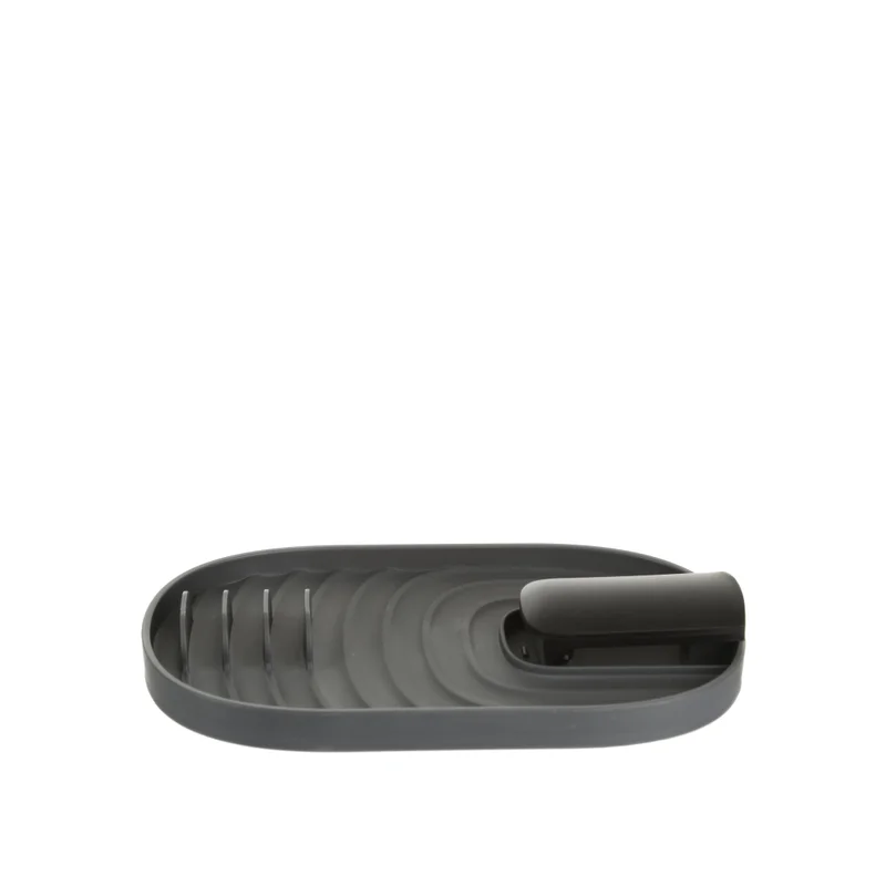 سيمبلي كيتشن Spoon Rest With Lid Holder-Grey