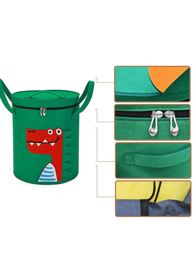 Y&D Felt Storage Bag Toy Game Mat 2-In-1 Drawstring Toy Storage Bag  - Image 4