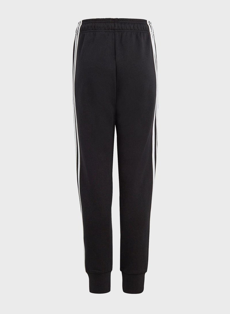 Adidas G Fi 3S Pt Black Training Pants 7-8Y - Image 2
