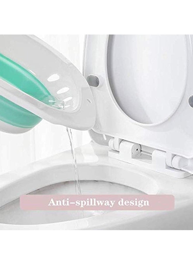 URGAID - Sitz Bath with Flush Pump – Foldable, No-Overflow Design | Fits Most Standard Toilet Seats | Postpartum & Hemorrhoid Relief - Image 1