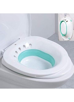 URGAID Sitz Bath with Flush Pump – Foldable, No-Overflow Design | Fits Most Standard Toilet Seats | Postpartum & Hemorrhoid Relief  - Image 2