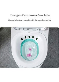 URGAID Sitz Bath with Flush Pump – Foldable, No-Overflow Design | Fits Most Standard Toilet Seats | Postpartum & Hemorrhoid Relief  - Image 5