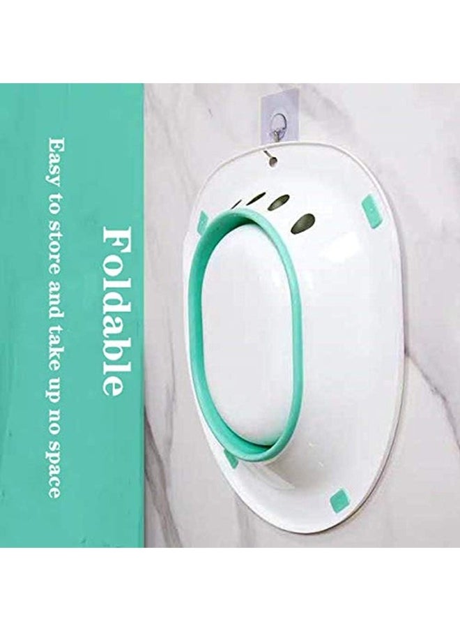 URGAID - Sitz Bath with Flush Pump – Foldable, No-Overflow Design | Fits Most Standard Toilet Seats | Postpartum & Hemorrhoid Relief - Image 1