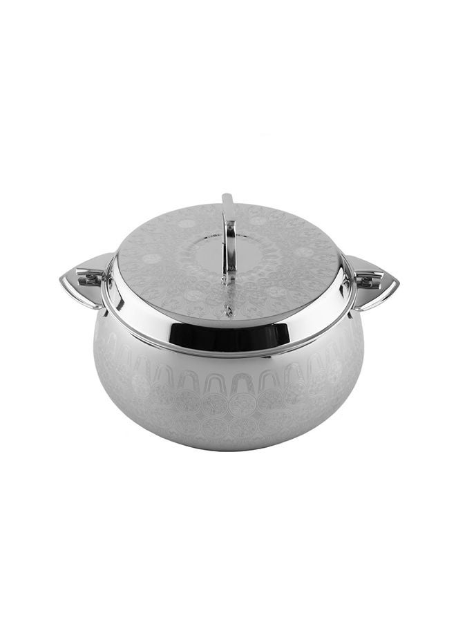 Alsaif مرنا وعاء ساخن من الفولاذ المقاوم للصدأ بمقبضين فضي 7500 مل - Image 5