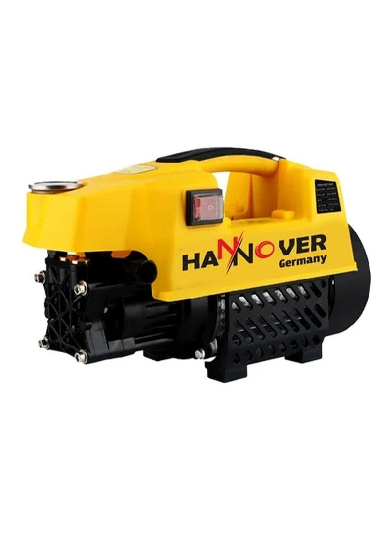 Hannover Germany High Pressure Washer 1800W 140bar Pressure 10 Litre/min Flow Rate | 8 Meters Outlet Hose provided | Portable, Used for Home Cleaning, Bike & car Cleaning | Grip Handle - Image 1