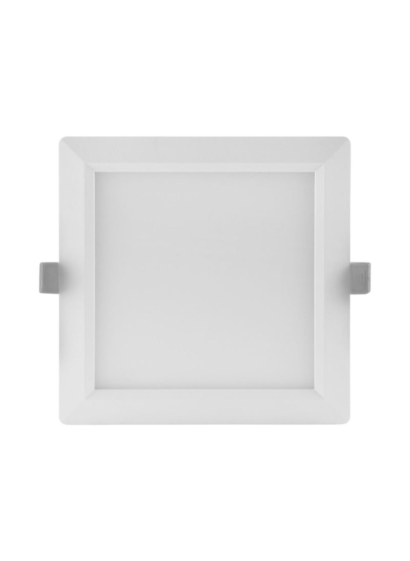 LEDVANCE - Ledvance Downlight Led Recessed Ceiling Lamp 6 Inch Slim Square Shape 15W 3000K Warm White Lighting Aluminium Body - Image 1