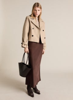 MANGO Lapels Double-Breasted Jacket  - Image 1