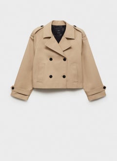 MANGO Lapels Double-Breasted Jacket  - Image 4