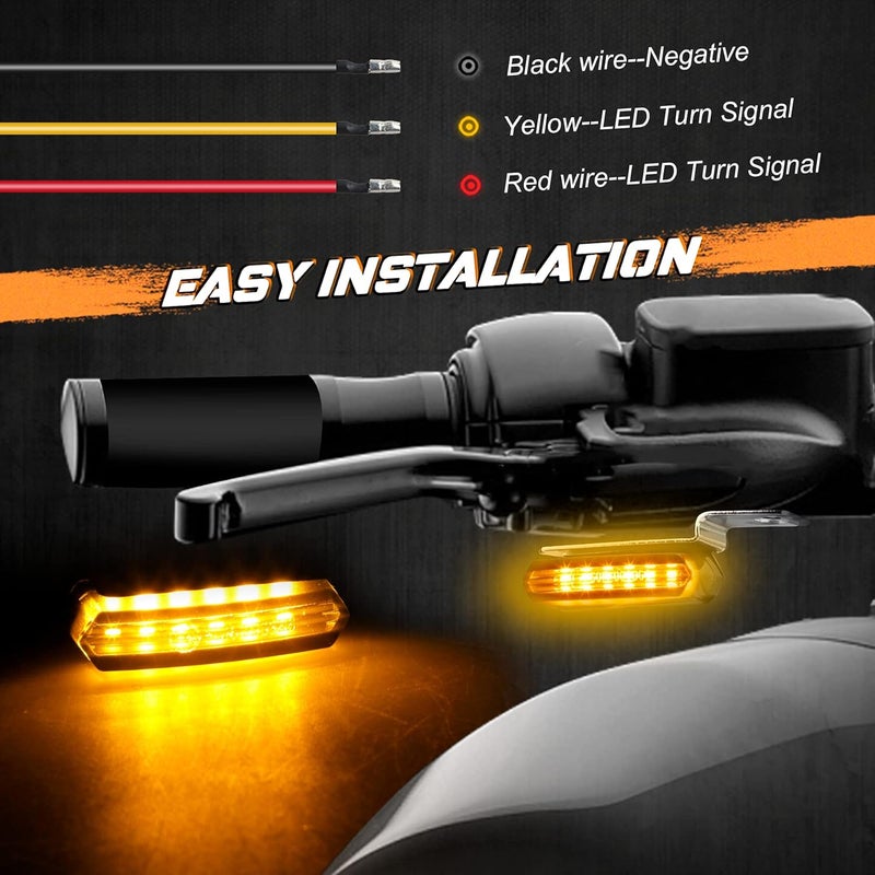 NTHREEAUTO Sequential LED Turn Signals for Motorcycles - Image 5