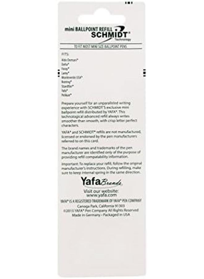 شميت 635 Mini D1 قلم حبر جاف متوسط الحجم، 4 عبوات، أسود Sc58149 - Image 2