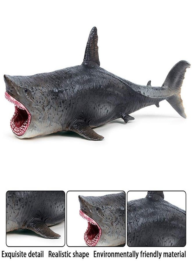 JOKFEICE Toys Megalodon Whale Figure - Realistic Hand-Painted Huge Shark Figurine - Animals Action Educational Learning Figures Sea Creature Toy Decorative Collection Gift for Kids - Image 5