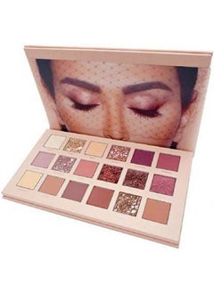Mouj Best Makeup Eye-Shadow Pallet For Beautiful Eyes | Nude Edition 18 Vibrant Shades Pallet With Mirror  - Image 3