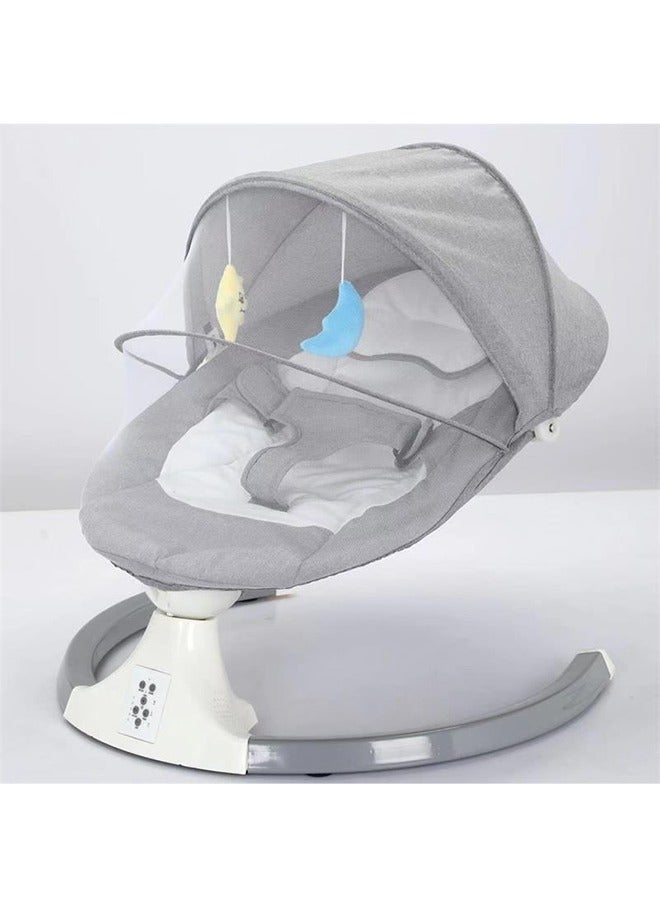 كرسي هزاز الأطفال متعدد الوظائف ، كرسي هزاز الأطفال ، كرسي هزاز الأطفال الرمادي - Image 2