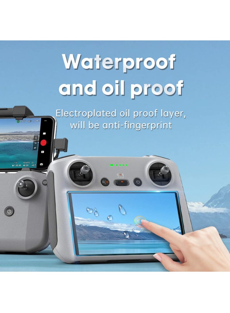 2Pcs HD Tempered Glass Protective Film Compatible with DJI Mini 3 PRO RC with Screen Remote Controller Screen Protector Accessories - Image 3