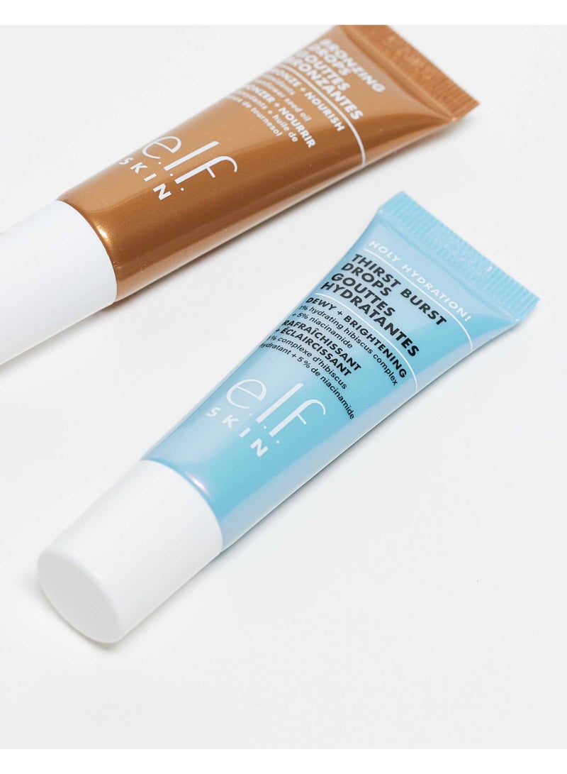 إلف مجموعة Skin Hottest Drops Duo - سيروم تفتيح البشرة وتسميرها - Image 3