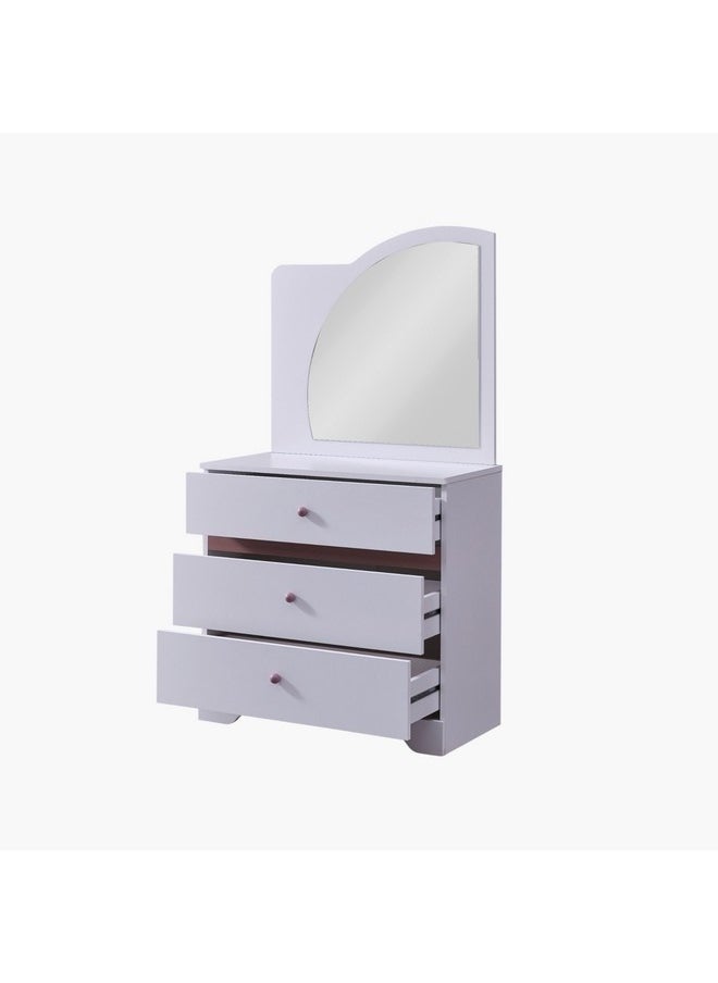 Home Box Bade 3-Drawer Dresser and Mirror 43 x 156 x 85 cm  - Image 3
