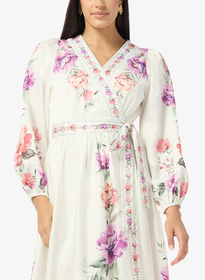ELLA Floral Print Dress - Image 3