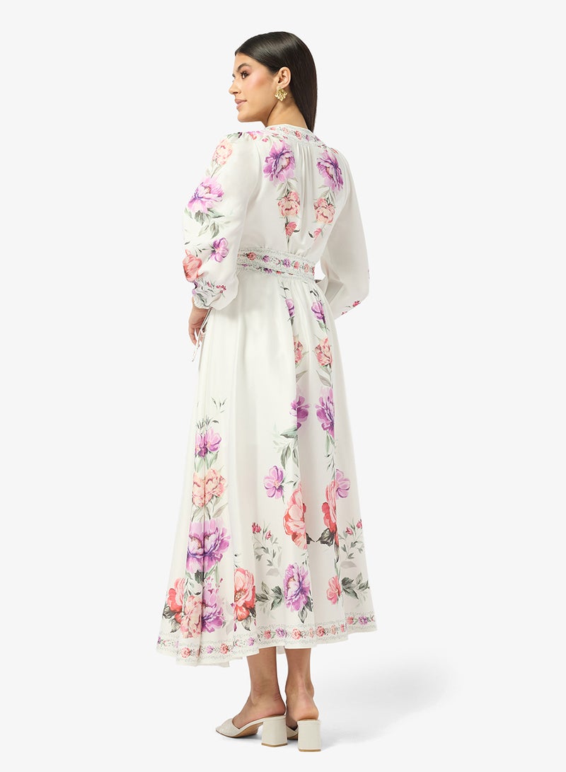 ELLA Floral Print Dress - Image 2