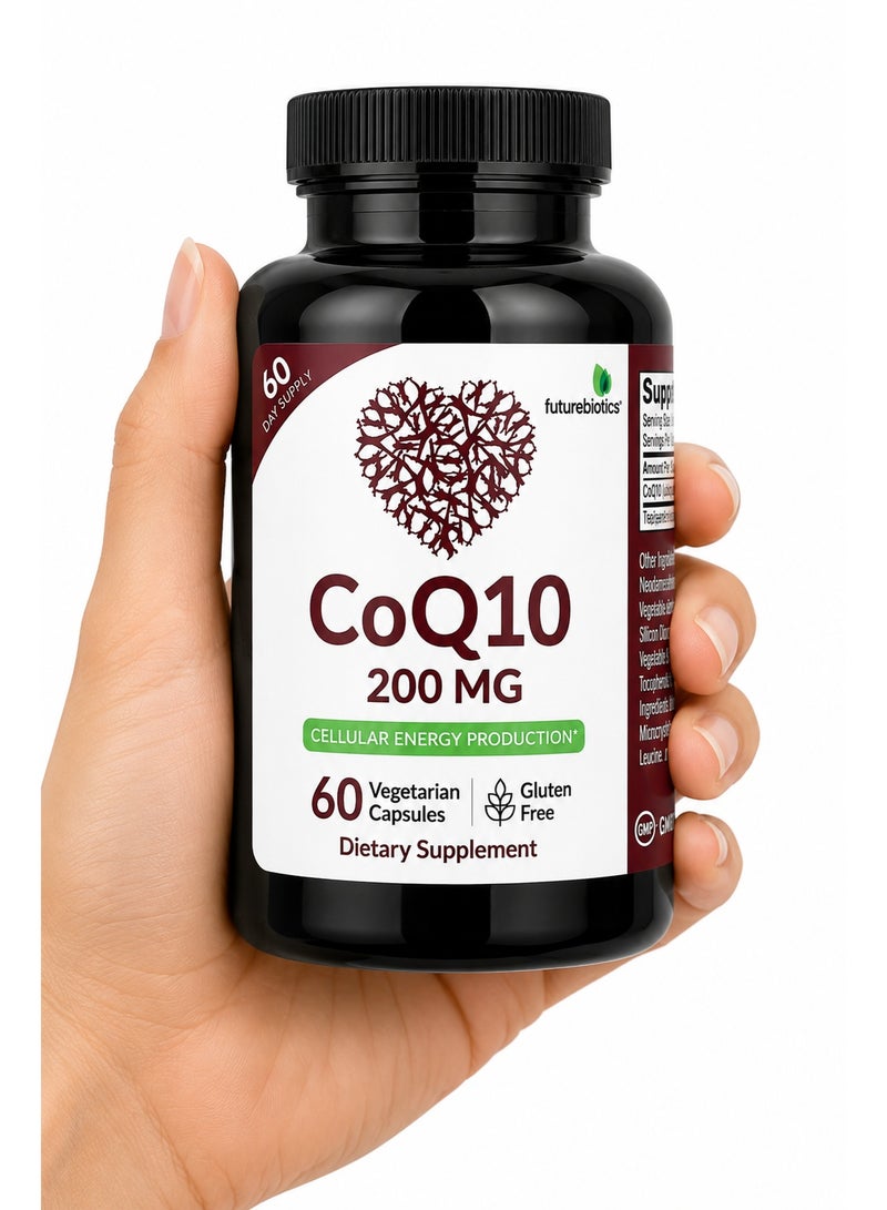 Futurebiotics, CoQ10, 200 mg, 60 Vegetarian Capsules - Image 3