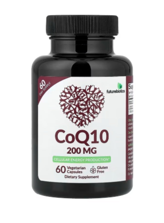 Futurebiotics, CoQ10, 200 mg, 60 Vegetarian Capsules - Image 1