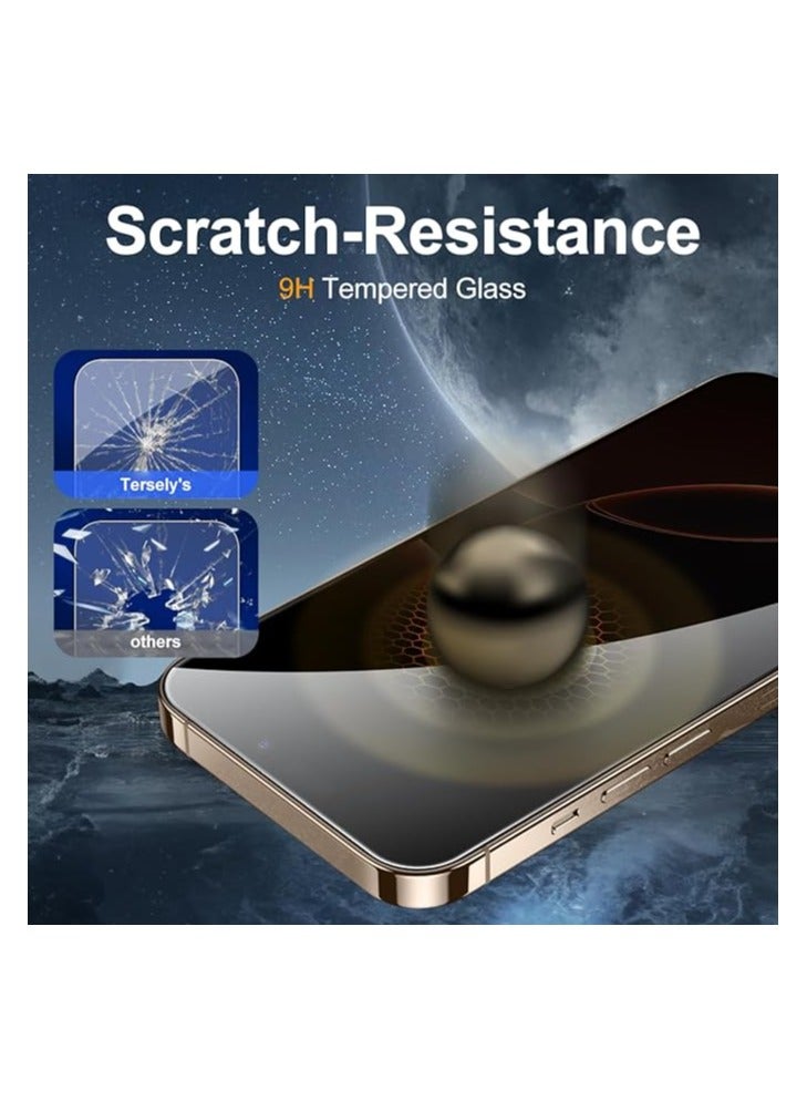 OMAKSS Arabic OMAKSS [2-Pack] Privacy Screen Protector for iPhone 13 Pro (6.06inch),Edge to Edge Protection Full Cover Private Anti-Spy Case-Friendly Curved - Image 3