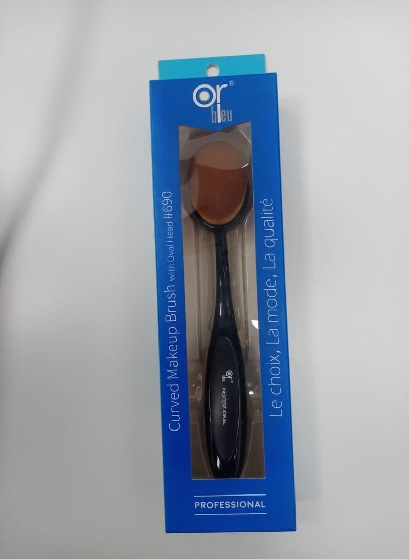 او فرشاة مكياج منحنية برأس بيضاوي - CT690