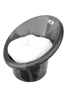 ANJWAR ANJWAR Tub Chairs ARM Chairs for Home Living RoomIndoor and Outdoor with Complimentary Cushions Silver Black Single  - Image 2