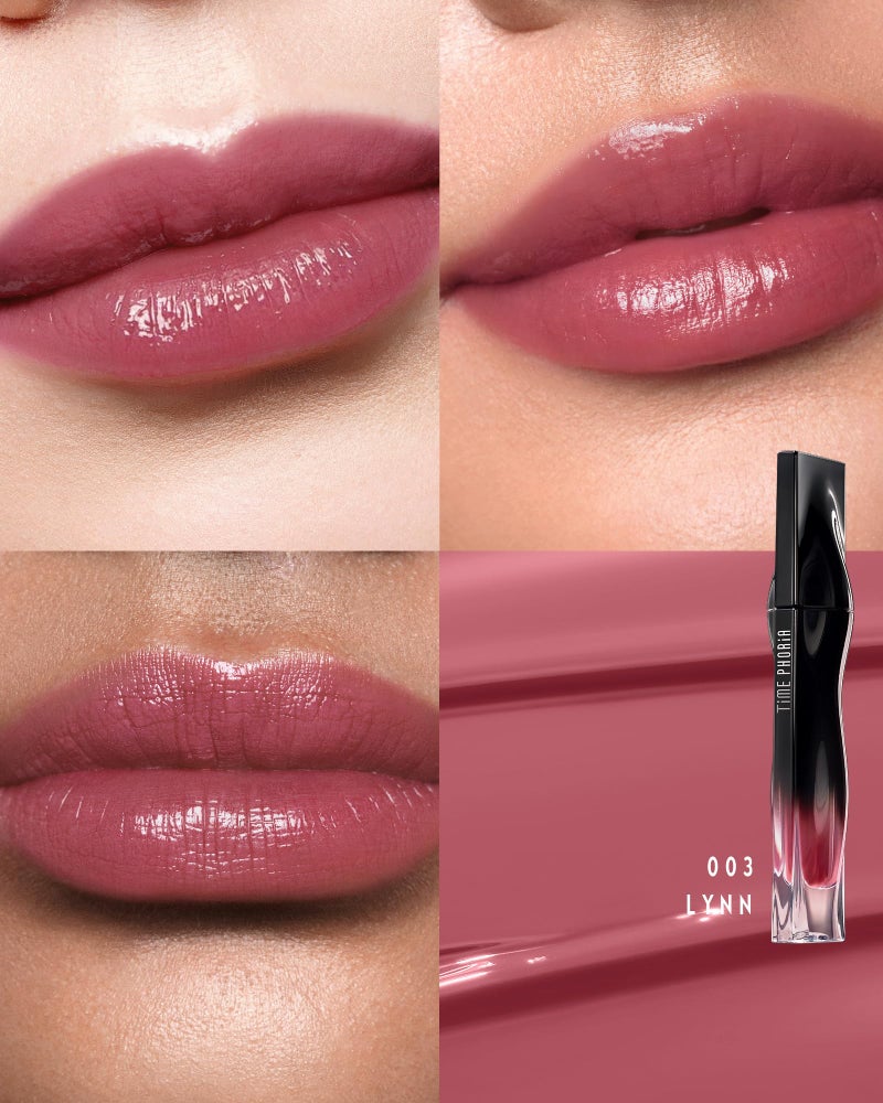 TIMEPHORIA Stellar Dust Lip Stain 003 Lynn, Transfer-Proof &Smudgeproof Lip Gloss, Light Mauve Tinted Glossy Finish, High-Pigment Vibrant Color, Hydrating Lightweight Long-Lasting Lip Makeup for Women - Image 2