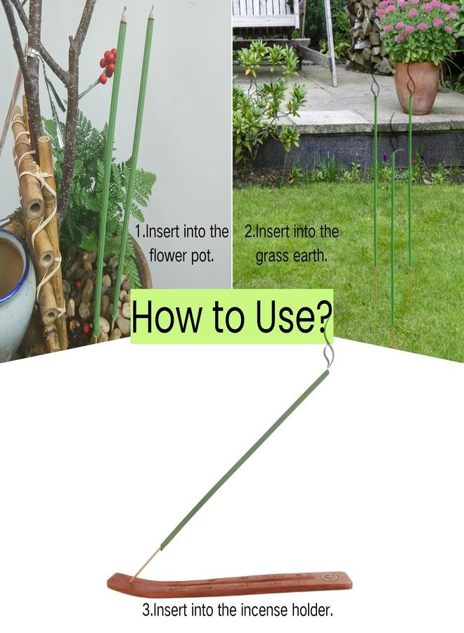Genzers Outdoor Yard Citronella Incense Sticks with Holder,Patio Incense Rods for Outside,Long Burning Lemongrass Sticks Pack 60 Pcs,Smudge Sticks Citronella Incienso for Camping 70 Min Burning Each - Image 3