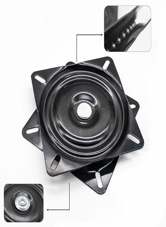 Fascination Heavy Duty Rotating Plate 360 Degree 6x6 Inches for Bar Stools and Revolving Chairs Pack of 1 Black - Image 3