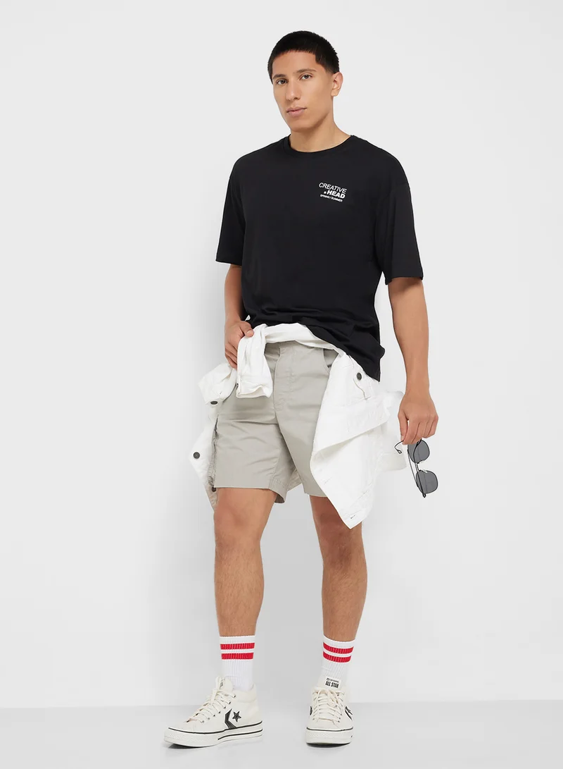 Seventy Five Graphic Print Oversized T-Shirt