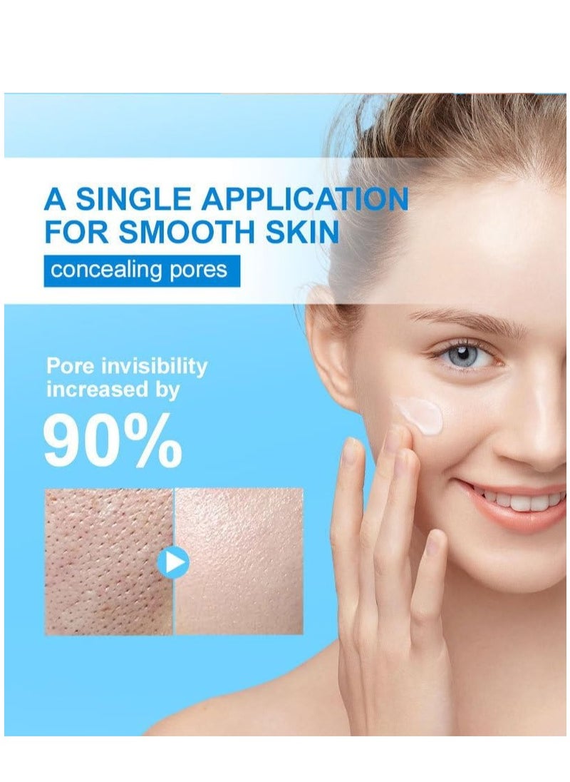 JoyPretty - Pore Shrinking Invisibility Cream, Pore Shrinking Invisibility Face Primer, Instantly Conceals, Hydrates & Smooths, Radiant, Lightens Fine Lines, Oil Control Firming, Ideal for a Flawless Complexion 60g - Image 1