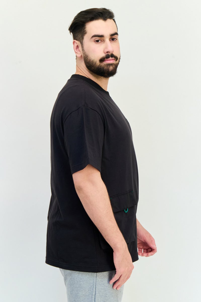 PUMA Men Sportswear Fit Short Sleeve Outdoor T-Shirts, Black - Image 4