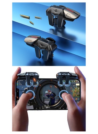 Professional Game Trigger 4 ons For Pubg Mobile Controller Now play with 6 Fingers (L2 R2 L1 R1) Ios Android Most Phones Ipads Metal on Support Cod Pubg Fortnite And Many Other Games - pzsku/Z0684447507FF97501095Z/45/_/1729740746/a6ce9edc-3e75-464e-a69f-9d708f50b0c9