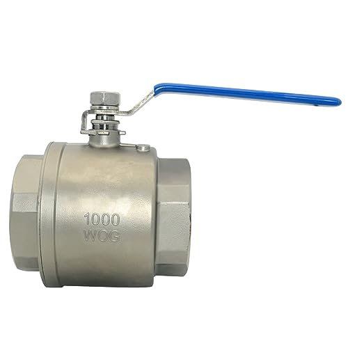 DAN SPEED 4" NPT Female 316 Stainless Steel Full Port Ball Valve Vinyl Handle WOG1000 - Image 3