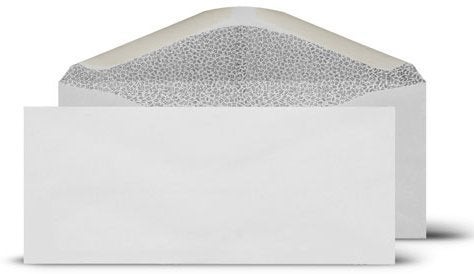 EnDoc #9 Security Tinted Envelopes - 100 Pack - Letter Size 3 7/8" x 8 7/8" - Gummed Seal for Business, Return Mailing, Legal, Checks, Invoices, Statements - 24lb Plain - Image 2