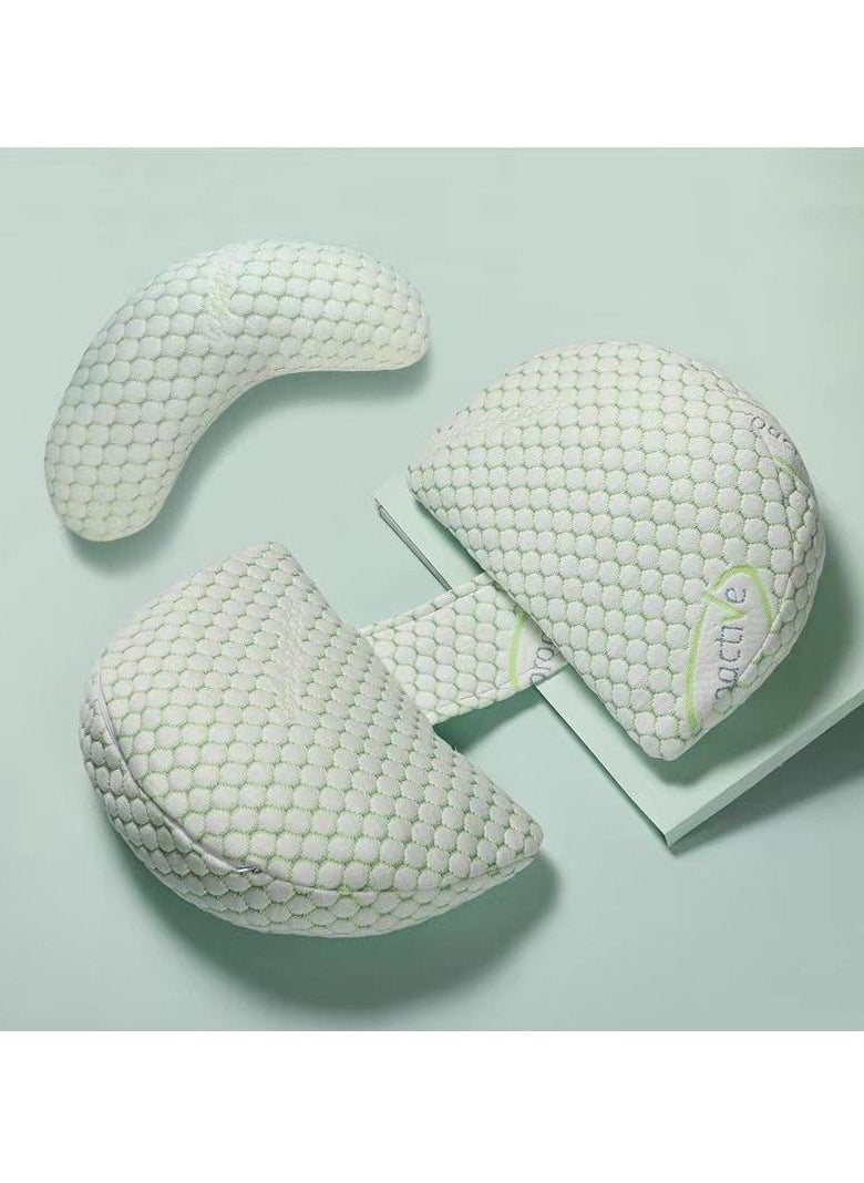 Arabest Pregnancy Pillows for Sleeping, Adjustable Support Maternity Pillow for Pregnant Women- Wedge Pillows Side Sleeper Pregnancy Pillows for Body,Belly,Back,Legs,Hips- with Detachable Pillow Cover  - Image 1