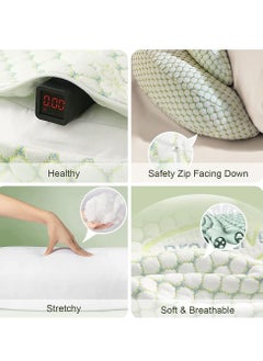 Arabest Pregnancy Pillows for Sleeping, Adjustable Support Maternity Pillow for Pregnant Women- Wedge Pillows Side Sleeper Pregnancy Pillows for Body,Belly,Back,Legs,Hips- with Detachable Pillow Cover  - Image 3