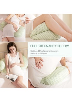 Arabest Pregnancy Pillows for Sleeping, Adjustable Support Maternity Pillow for Pregnant Women- Wedge Pillows Side Sleeper Pregnancy Pillows for Body,Belly,Back,Legs,Hips- with Detachable Pillow Cover  - Image 2