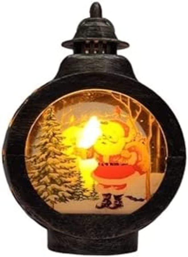 Led Lamp Christmas Decorations for Home Lantern Light Candles Christmas Tree Ornaments Santa Lamp Home Decoration 