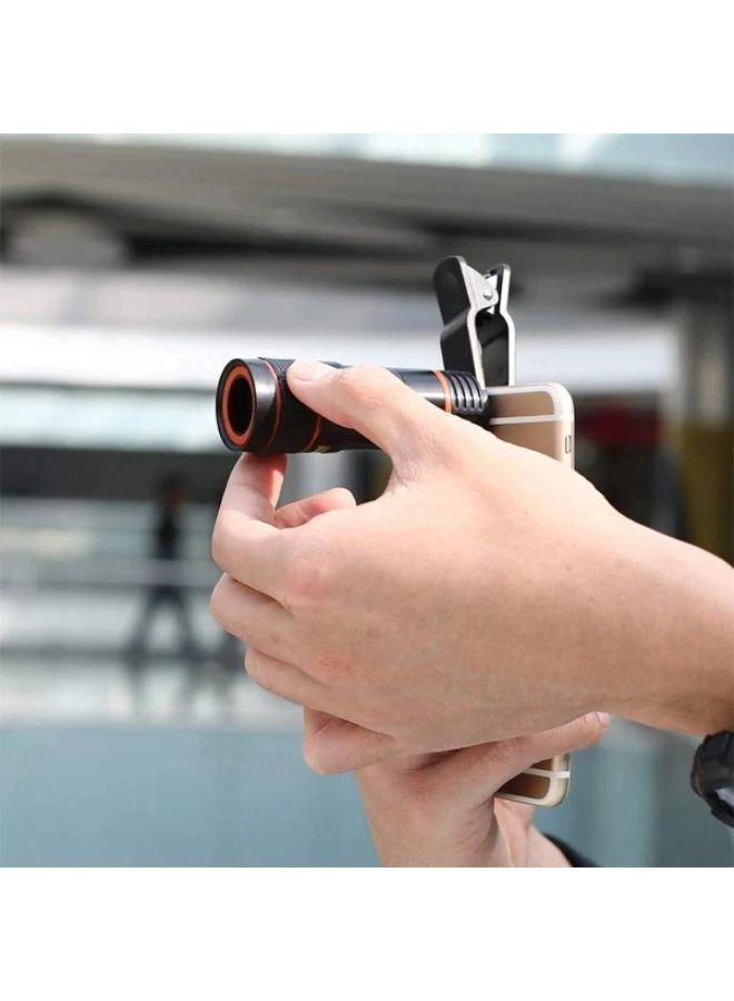 إيزي لايف عدسات كاميرا الهاتف المحمول زووم Telephoto Universal Clip-On Lens Kit for iPhone - Image 2