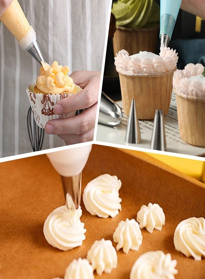 LoveBB 231-Piece Cake Decorating Kit: 12 Inch 200 Anti-Burst Piping Bags & Tips Set with 24 Frosting Tips | Pastry Bag, Scrapers & Couplers for Baking, Cupcakes, Cookies - Image 4