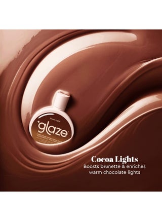 Glaze Super Color Conditioning Gloss, Cocoa Lights 6.4flo.oz (2-3 Hair Treatments) Award Winning Hair Gloss Treatment & Semi Permanent Hair Dye. No Mix Hair Mask Colorant with Results in 10 Minutes - pzsku/Z0684AFC864EF05AA125EZ/45/_/1695521332/64830fa0-07f8-4350-a915-b133c9968c05