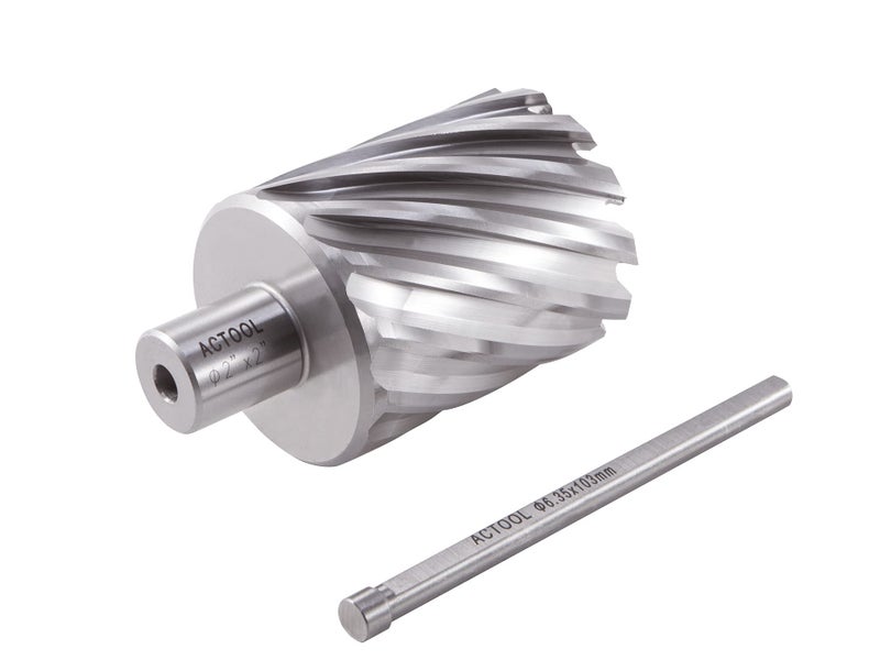 ACTOOL 2" Diameter × 2" Depth of Cut HSS ANNULAR Cutter with 3/4'' Weldon Shank - Image 3