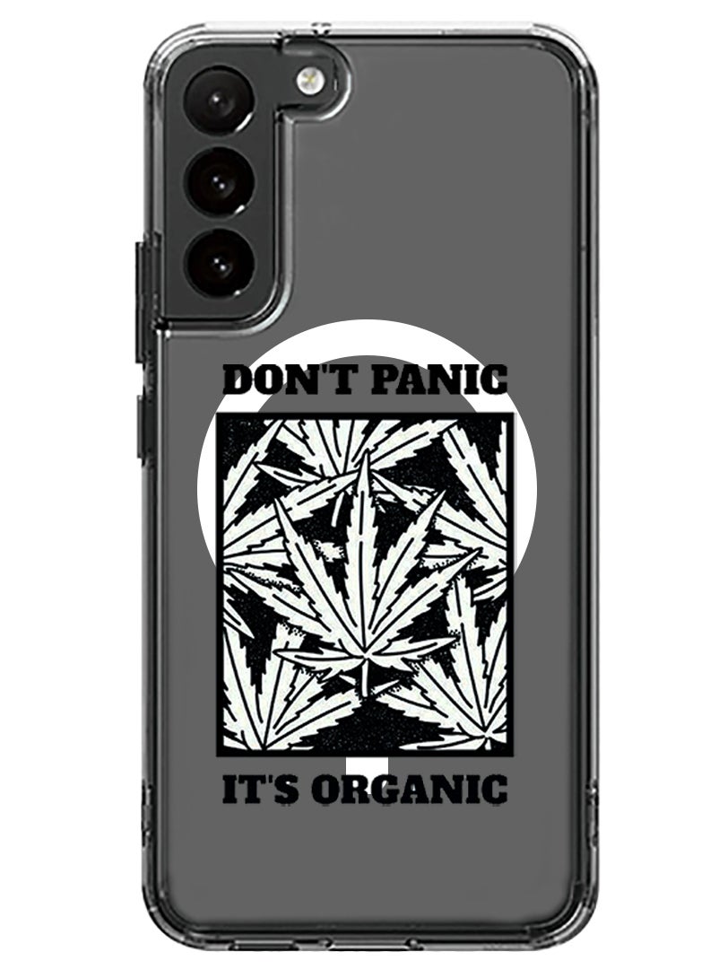 Magnetic Case for Samsung Galaxy S23 Plus 6.6-inch Compatible with MagSafe Wireless Charging, Shockproof Phone Bumper Cover Dont panic its organic copy