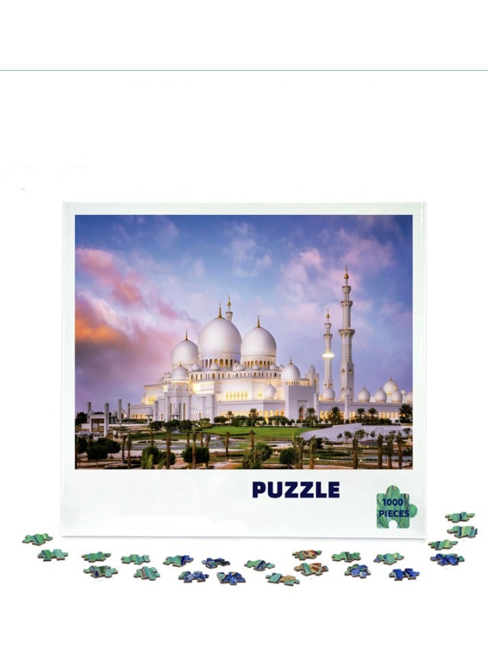 Anna 1000-Piece Colorful Cityscape Puzzle for Mind Development - Image 1