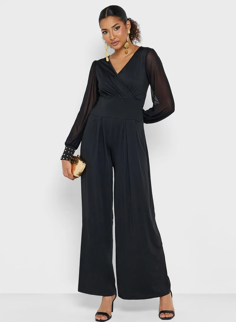 Ella Limited Edition Sheer Sleeved Jumpsuit