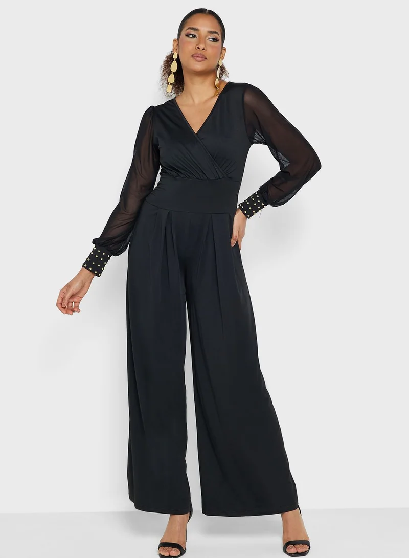 Ella Limited Edition Sheer Sleeved Jumpsuit