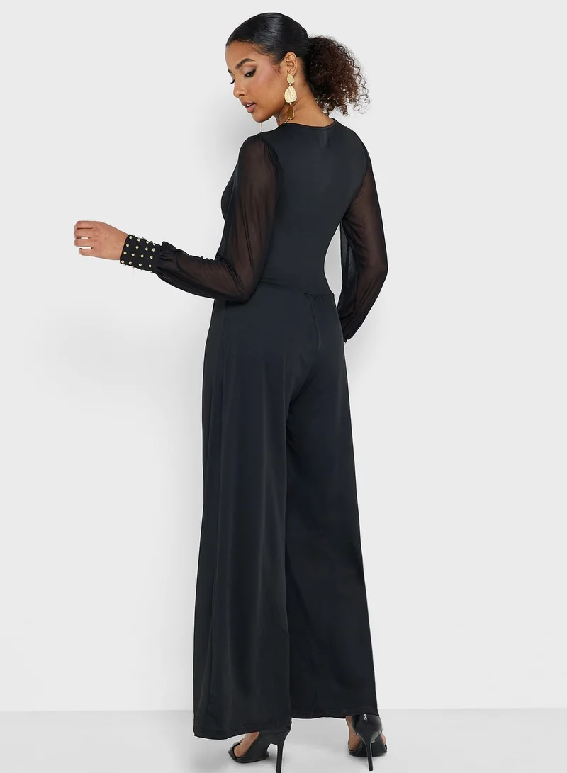 Ella Limited Edition Sheer Sleeved Jumpsuit