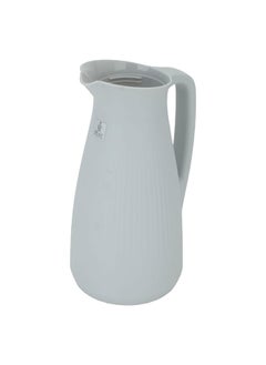 Alsaif Gallery Timeless Manal Thermos Light Gray With Golden Cover 1L  - Image 4